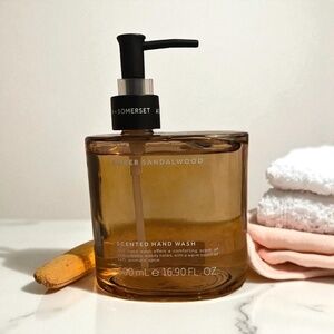 Asquith & Somerset Amber Sandalwood Hand Wash | 16.9 oz Glass Bottle | Luxury